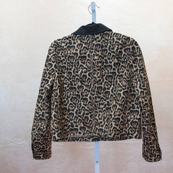 J.Crew NWT Cheetah Print Barn Jacket - Picture 3 of 3